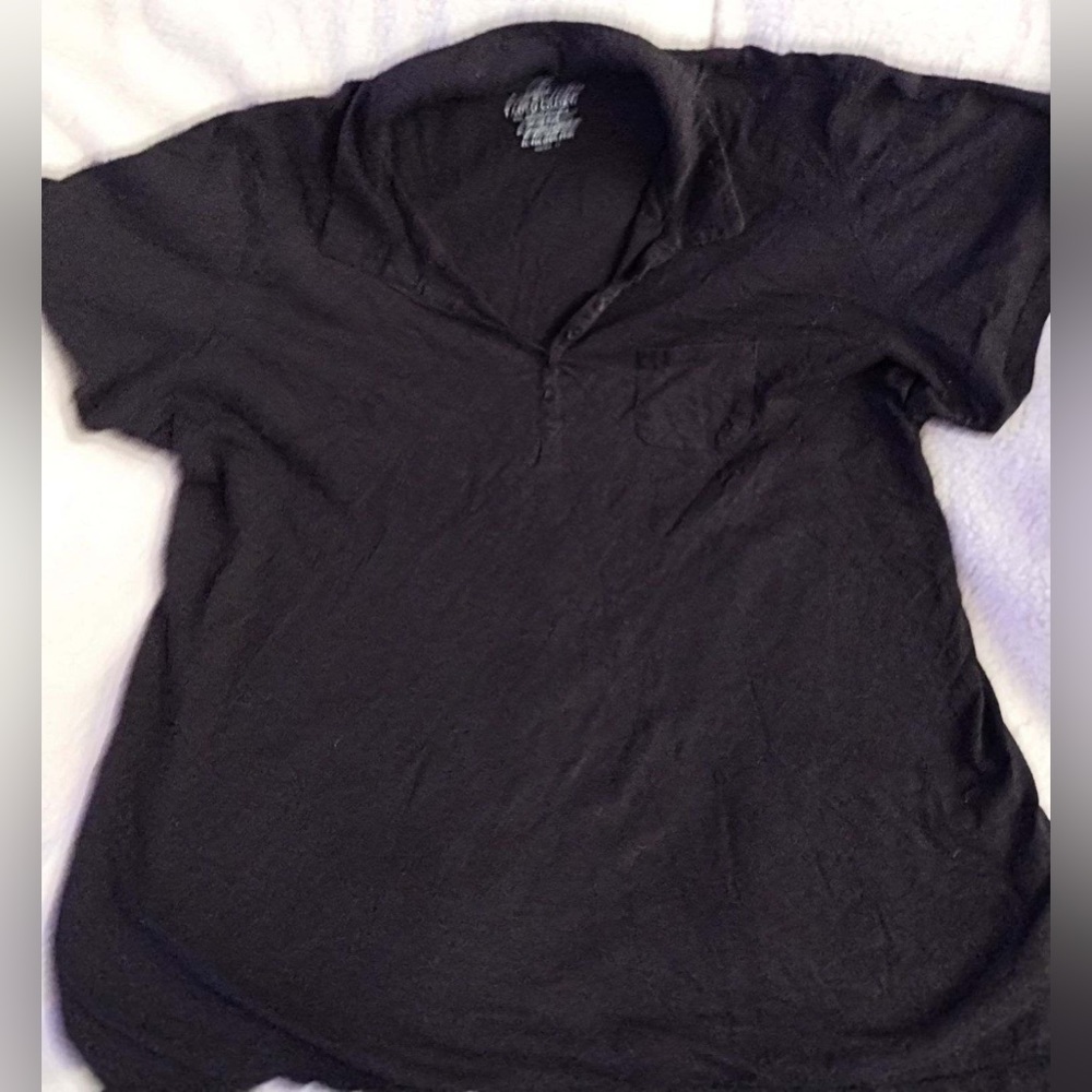 Black button up